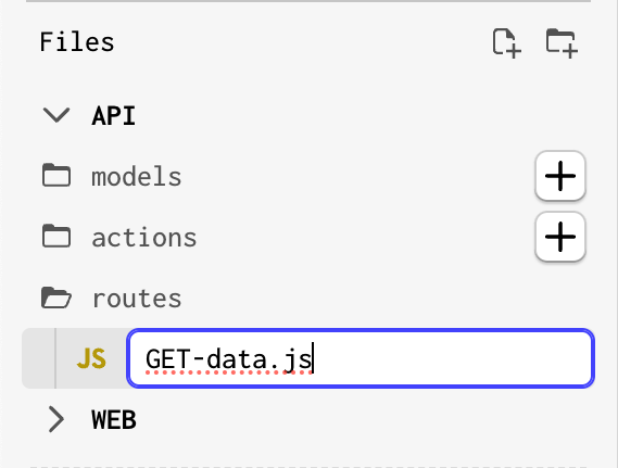 adding a routes file