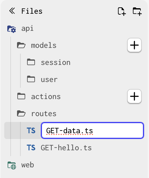 adding a routes file